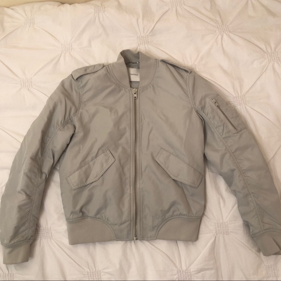 Talula Silver Bomber Jacket - Picture 2 of 7